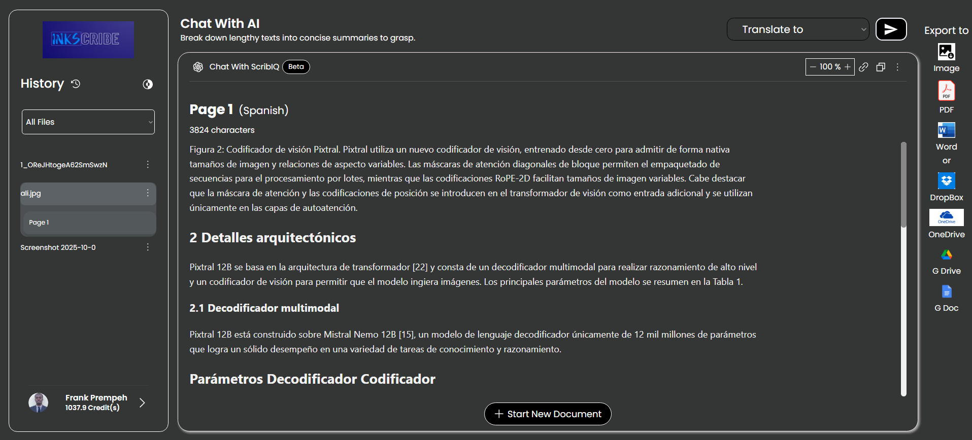 Inkscribe Dashboard 4